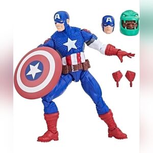 Marvel Legends Series: Ultimate Captain America,Classic Comic Collectible 6 Inch